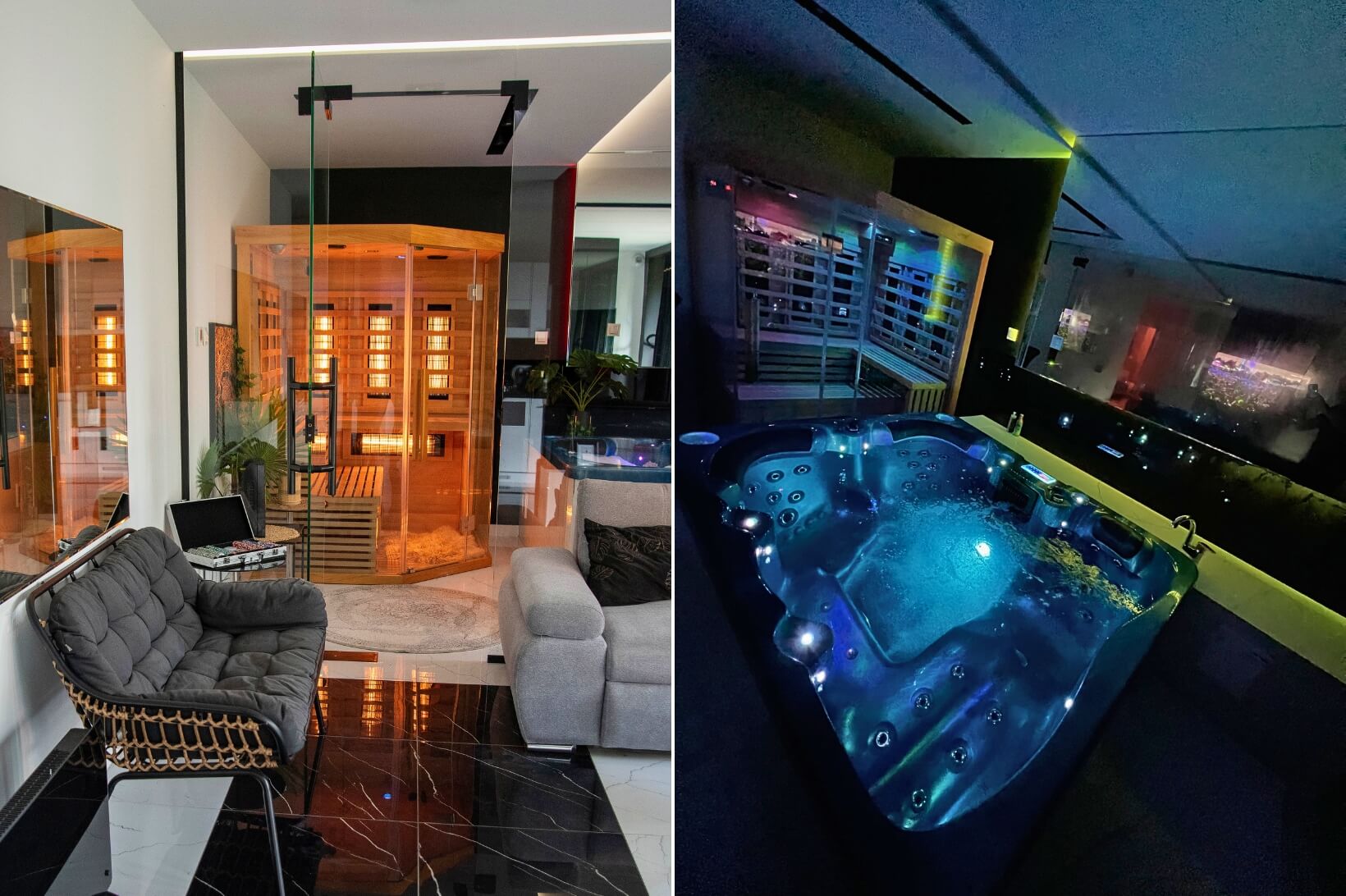 sauna i jacuzzi - białystok apartament