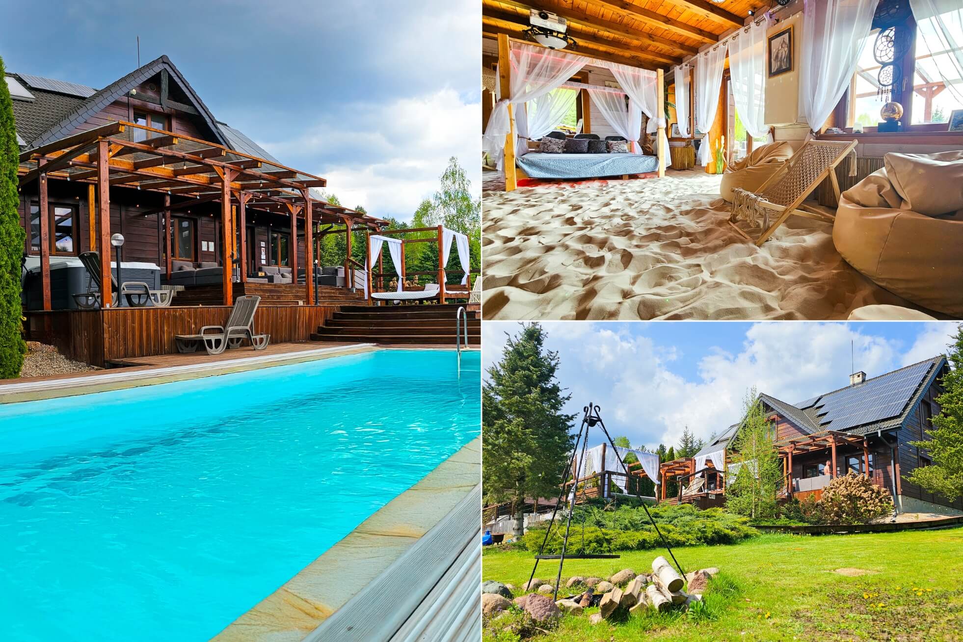 Willa z Basenem w Puszczy Knyszyńskiej - Beach House