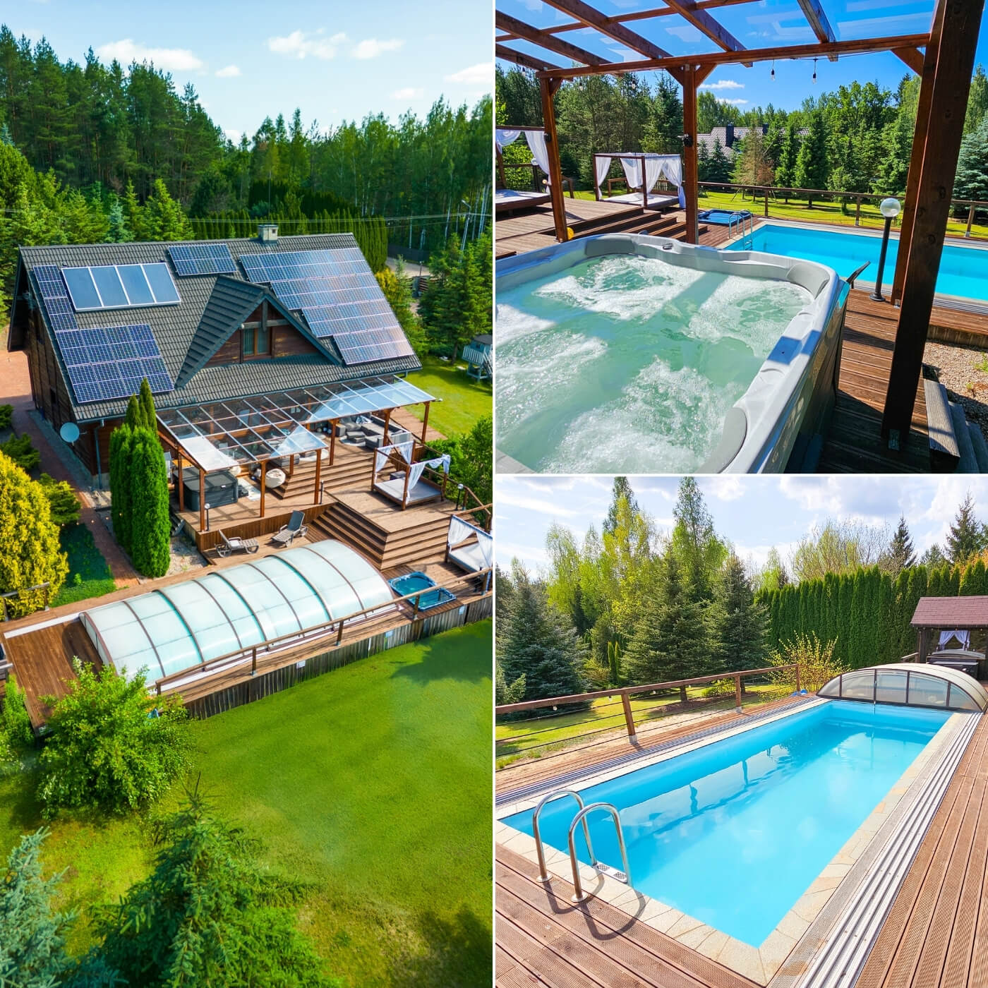 willa beach house z basenem w puszczy knyszyńskiej