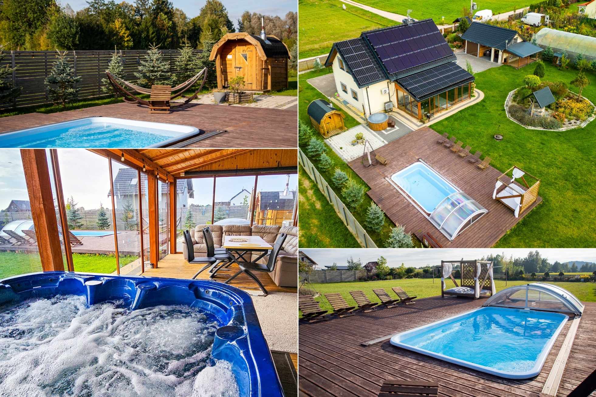 Projekt bez nazwy (93) Willa na Mazurach z jacuzzi, basenem, i sauną